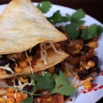 Black Bean and Corn Quesadillas with Smoked Paprika
