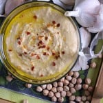Roasted Garlic and Sriracha Hummus