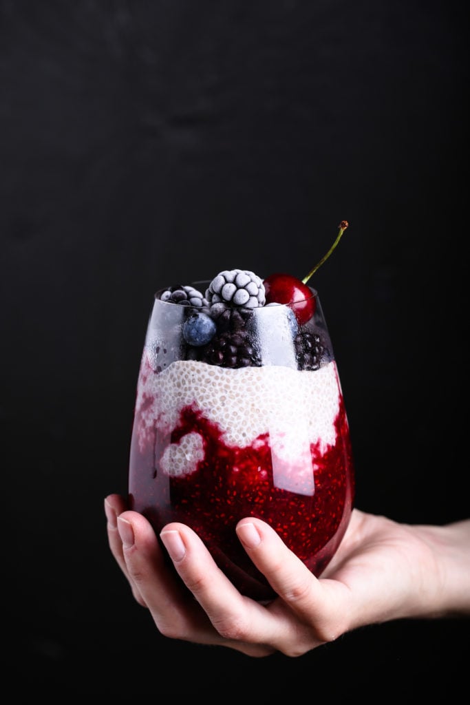 Mixed Berry Compote + Chia Pudding